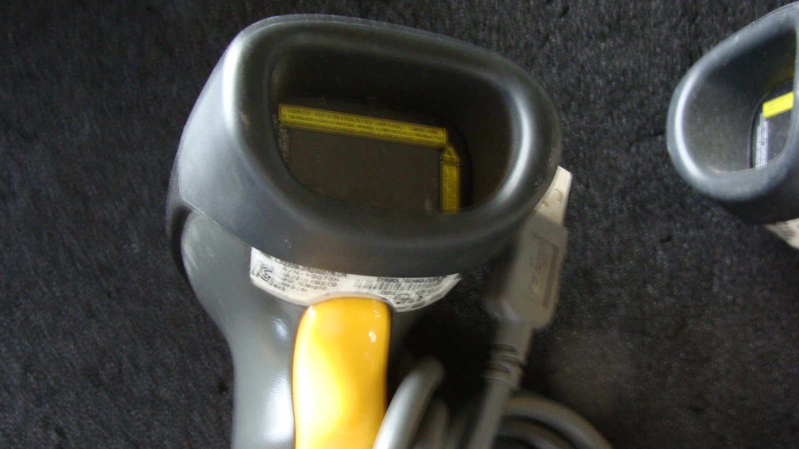 2 Symbol Bar Code Reader p/n LS2208-SR20007R-UR. Made in Mexico.