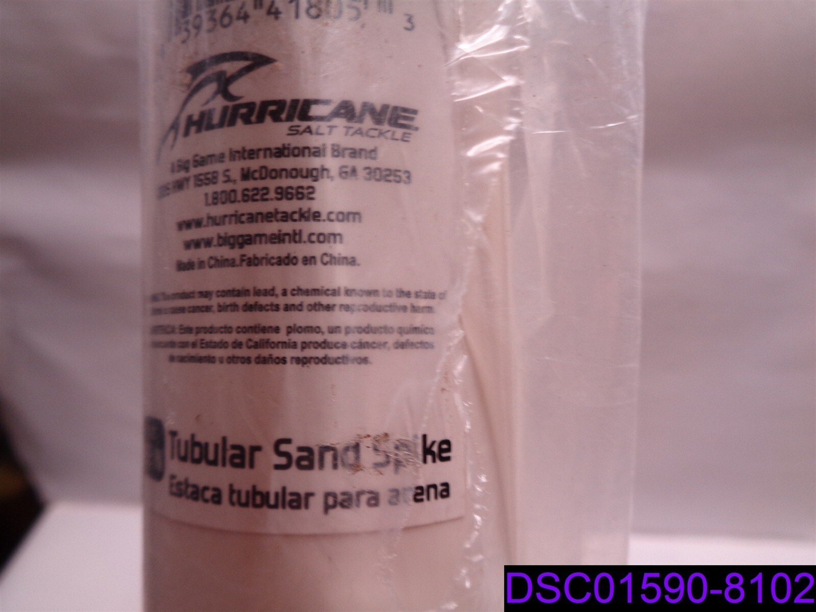 Hurricane Salt Tackle Tubular Sand Spike P/N HSSP-22