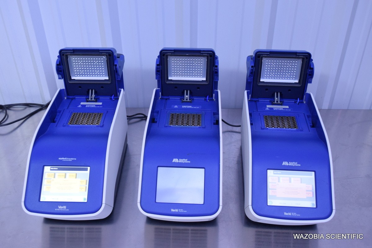 LOT OF 3 AB APPLIED BIOSYSTEMS 9902 VERTI 96 WELL THERMAL CYCLER PCR 4375786