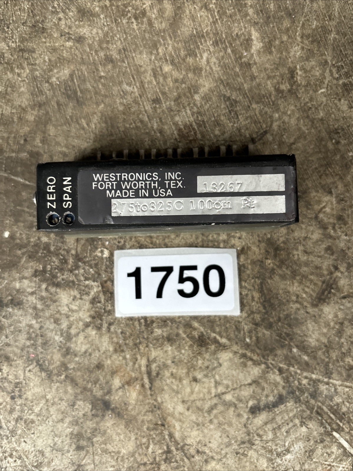 Westronics Inc 13267 , 275 to 3250 C 100om Pt