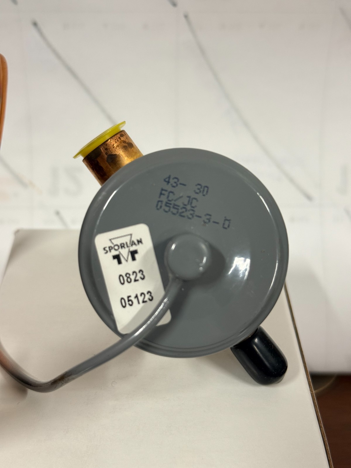 SPORLAN OEM EXPANSION VALVE FBJ-1/4-C 1/4 X 3/8 404A