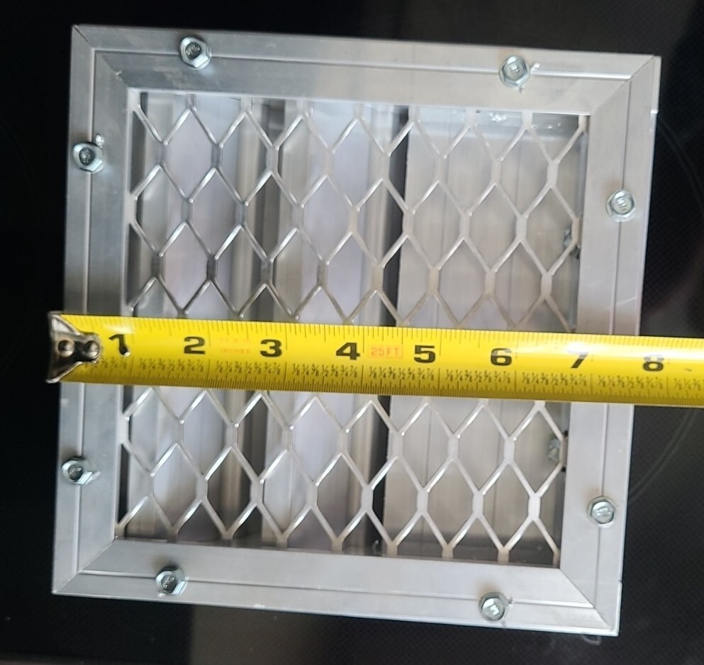 2 Ruskin ELF15J 8″ x 8″Airflow Damper – Stationary Louver Vent (GSHF3)