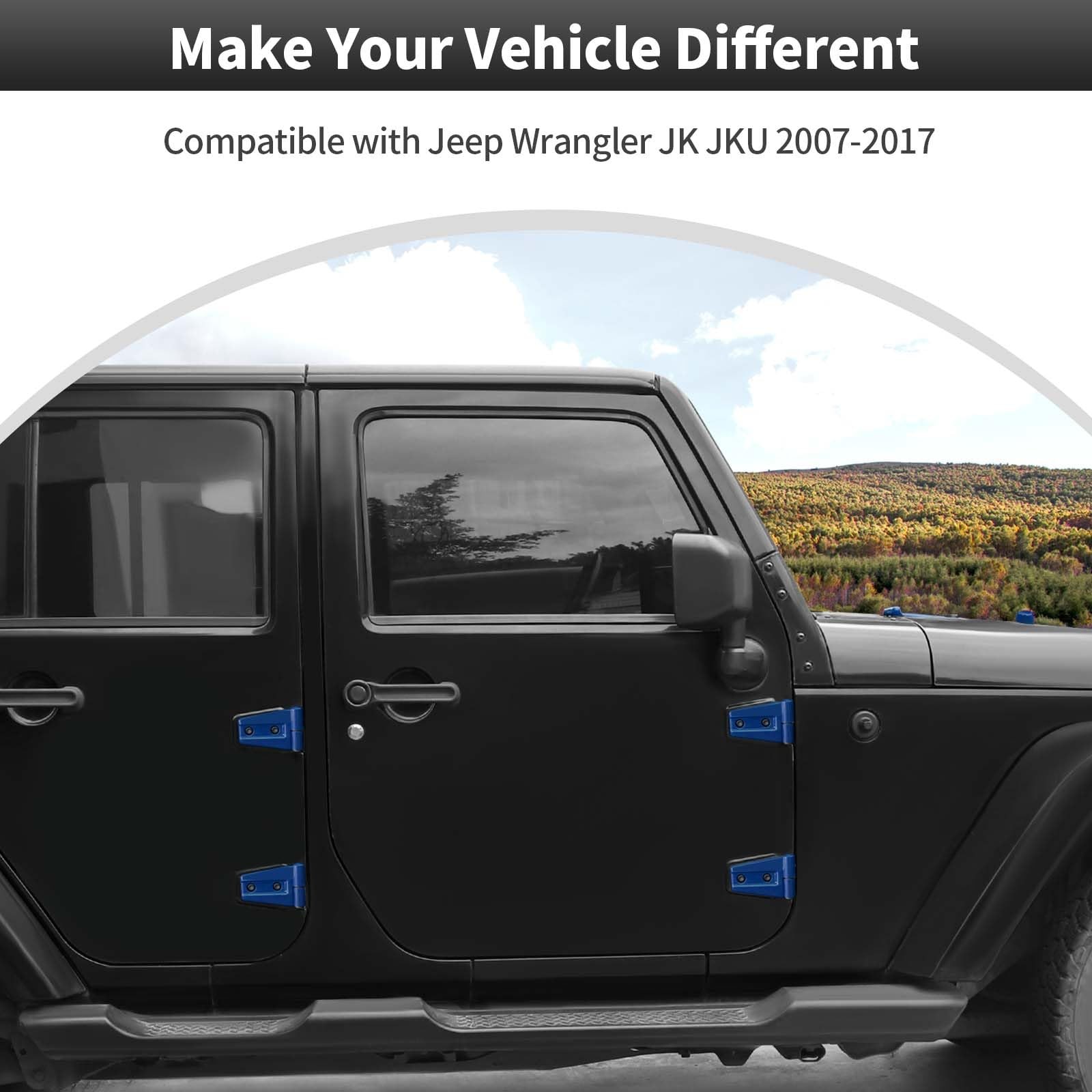 CheroCar Door Hinge Cover &Tailgate Hinge Cover & Engine Hood Rubber Head Cover