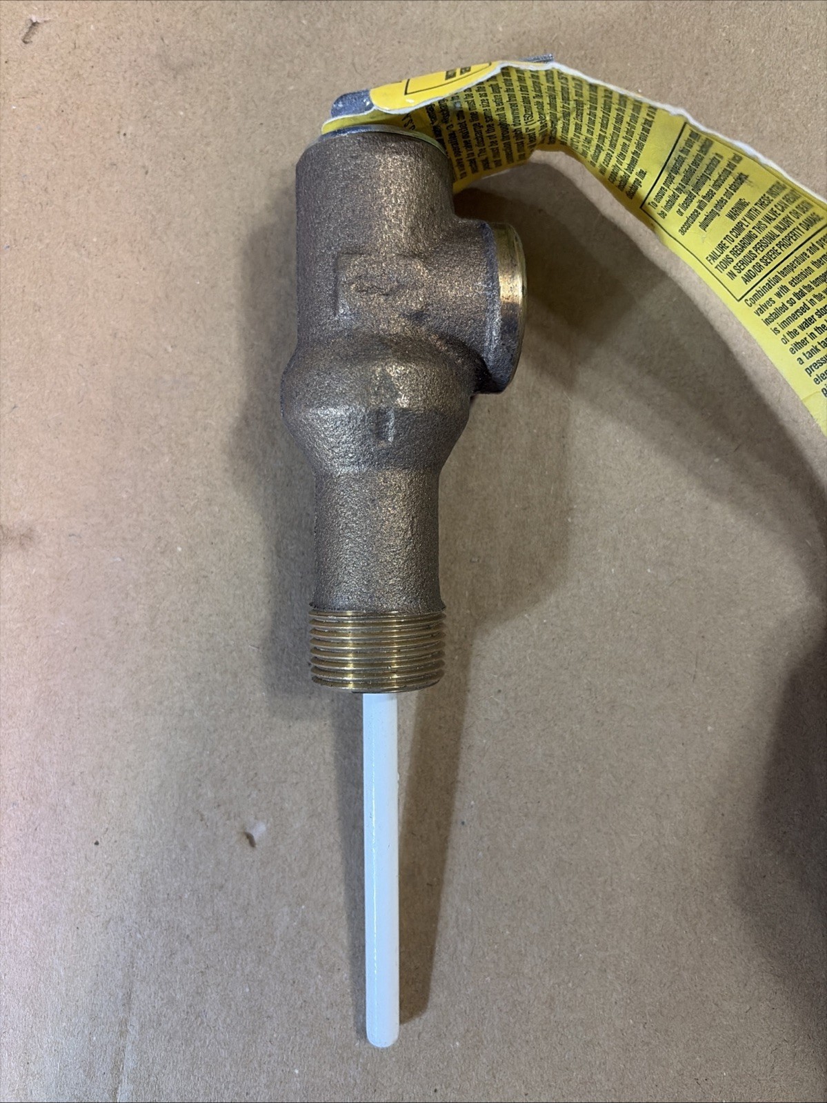 Watts 3/4 Lf L100xl 150-210 Temperature Pressure Relief Valve, Copper