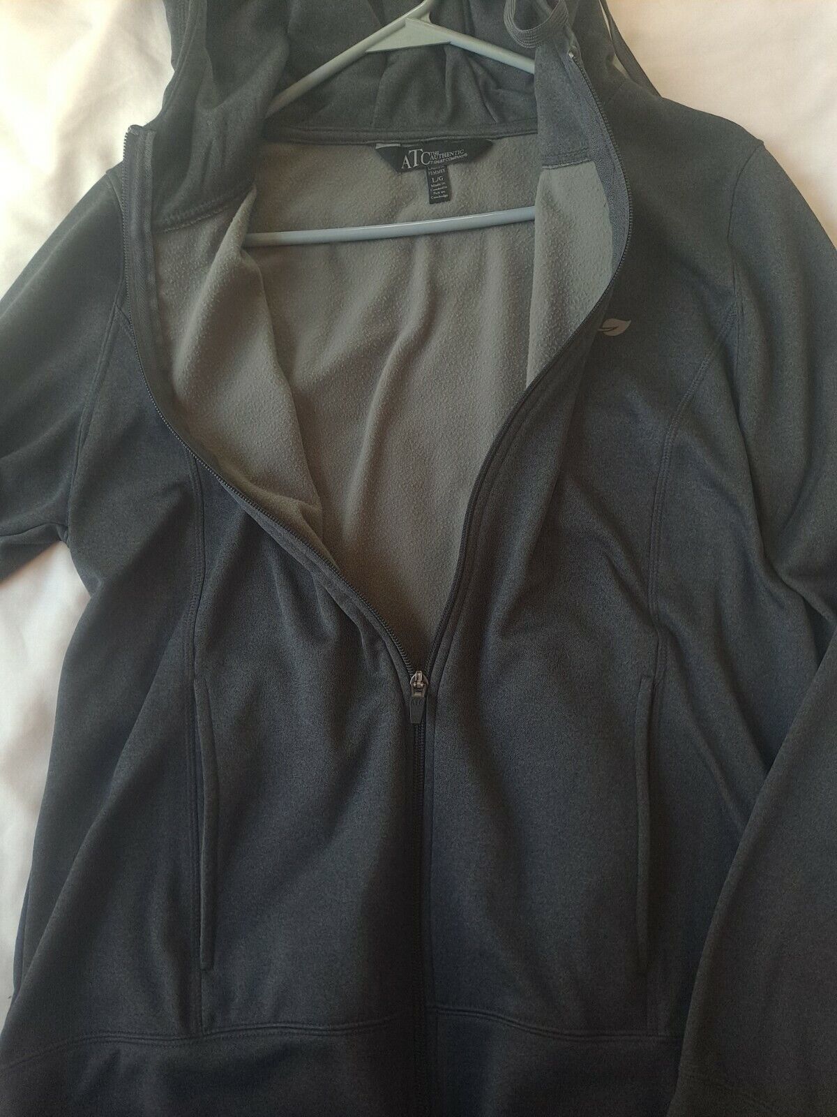 Authentic t shirt and hoodie both large, gray. ECOPOXY