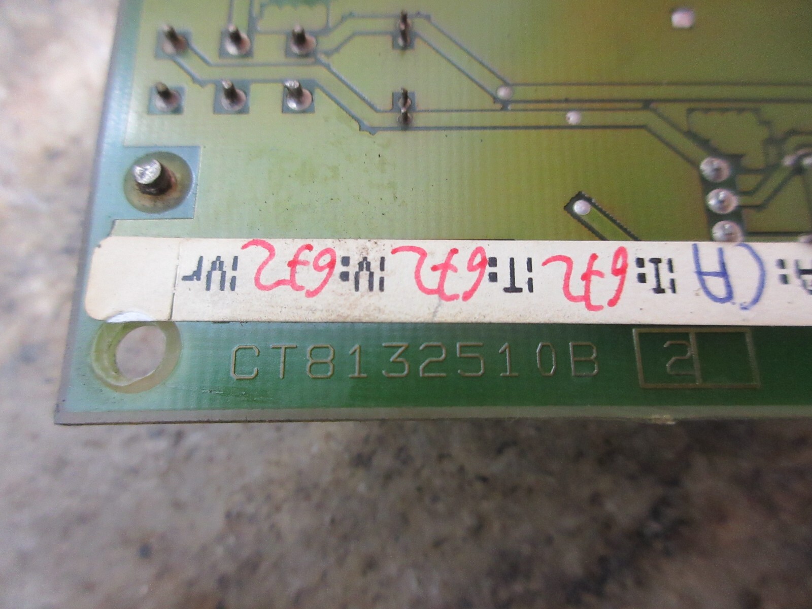 1994 CHARMILLES ROBOFIL 300/310 8562350A CT8132510B 8562350 A CT8132510 B BOARD