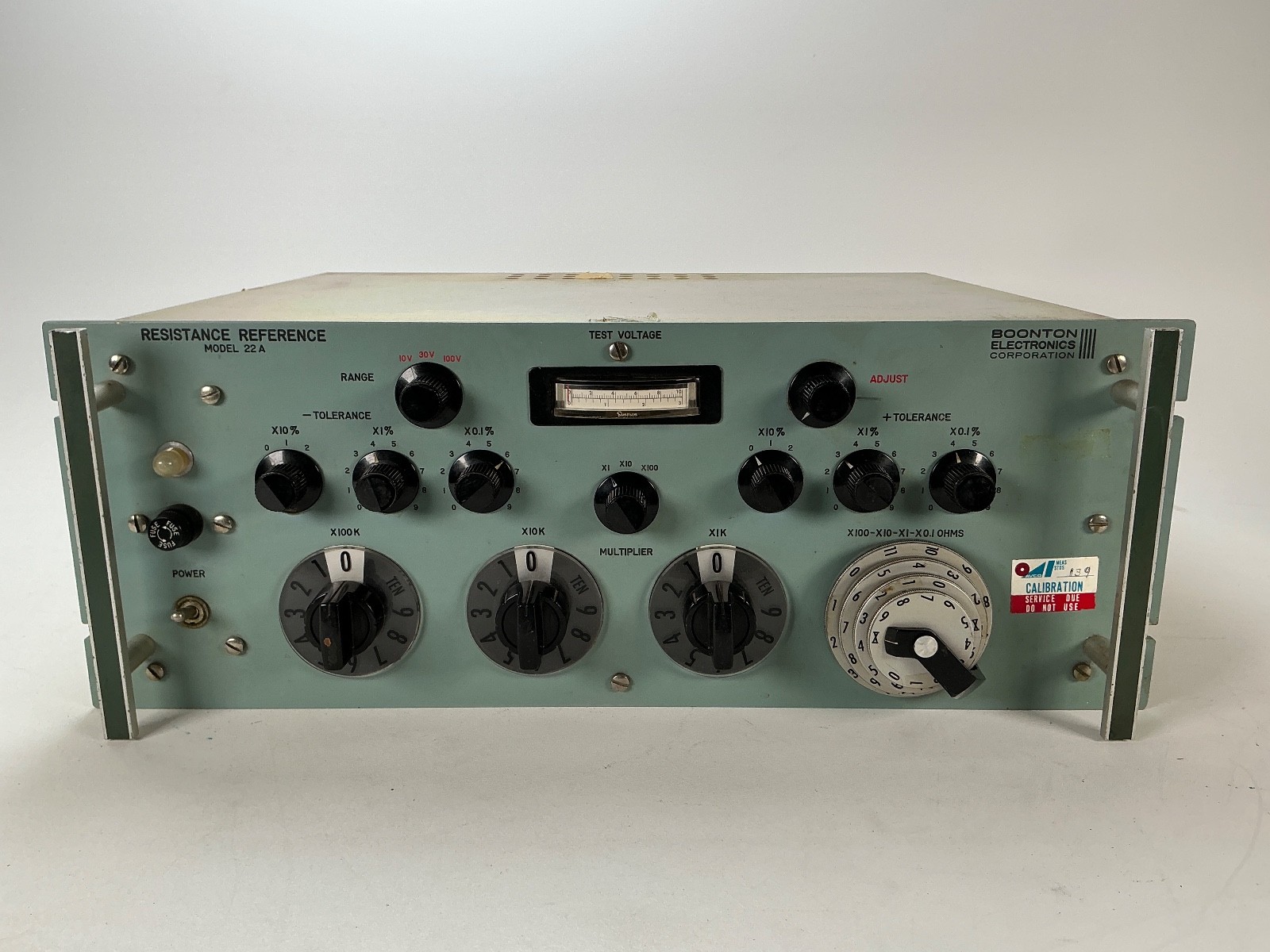 Vintage 1960s Boonton 22A/62B Precision Resistance Reference & Voltage Standard