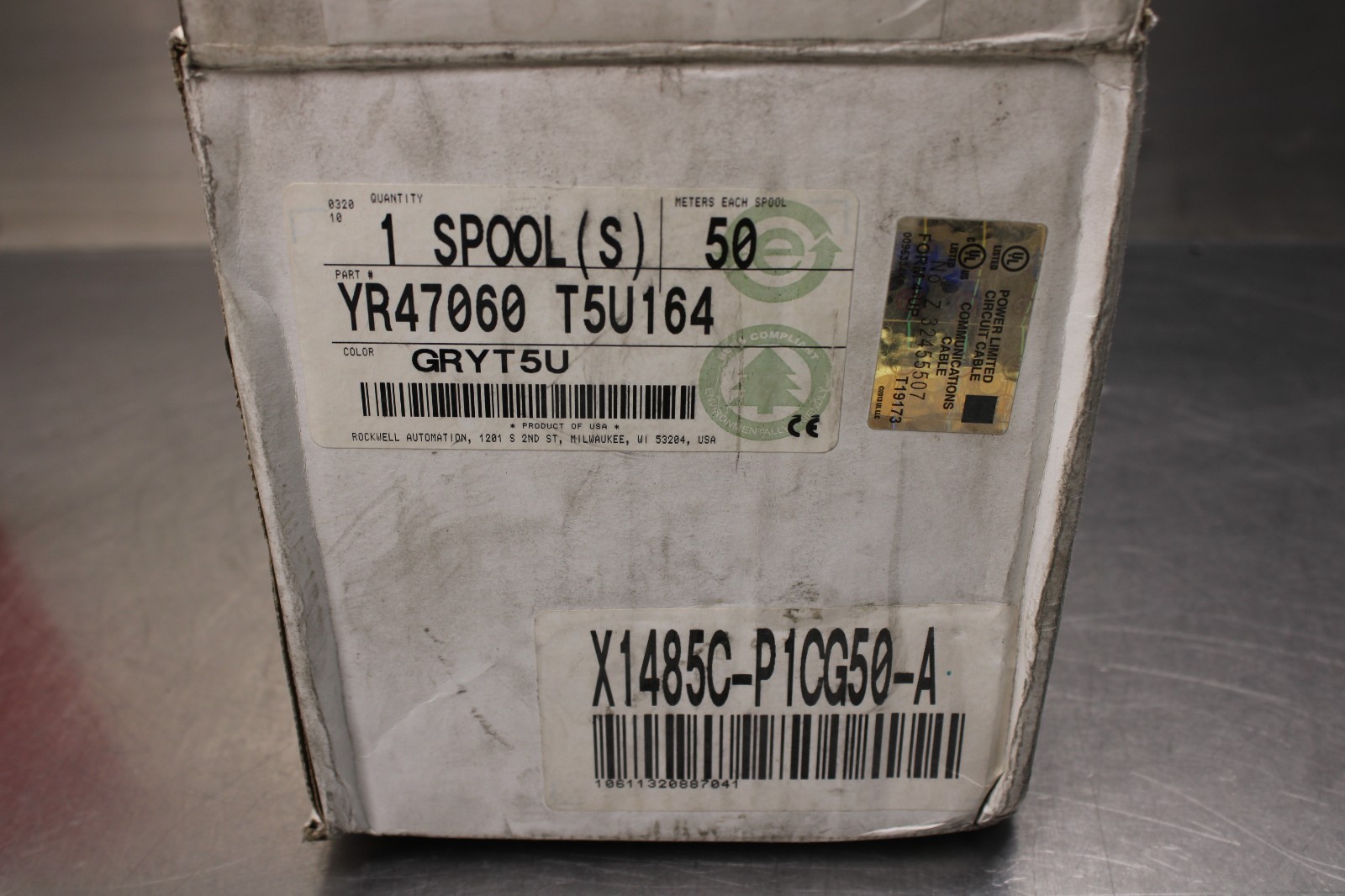 Allen Bradley X1485C-P1CG50-A Cable 50m YR47060 T5U164