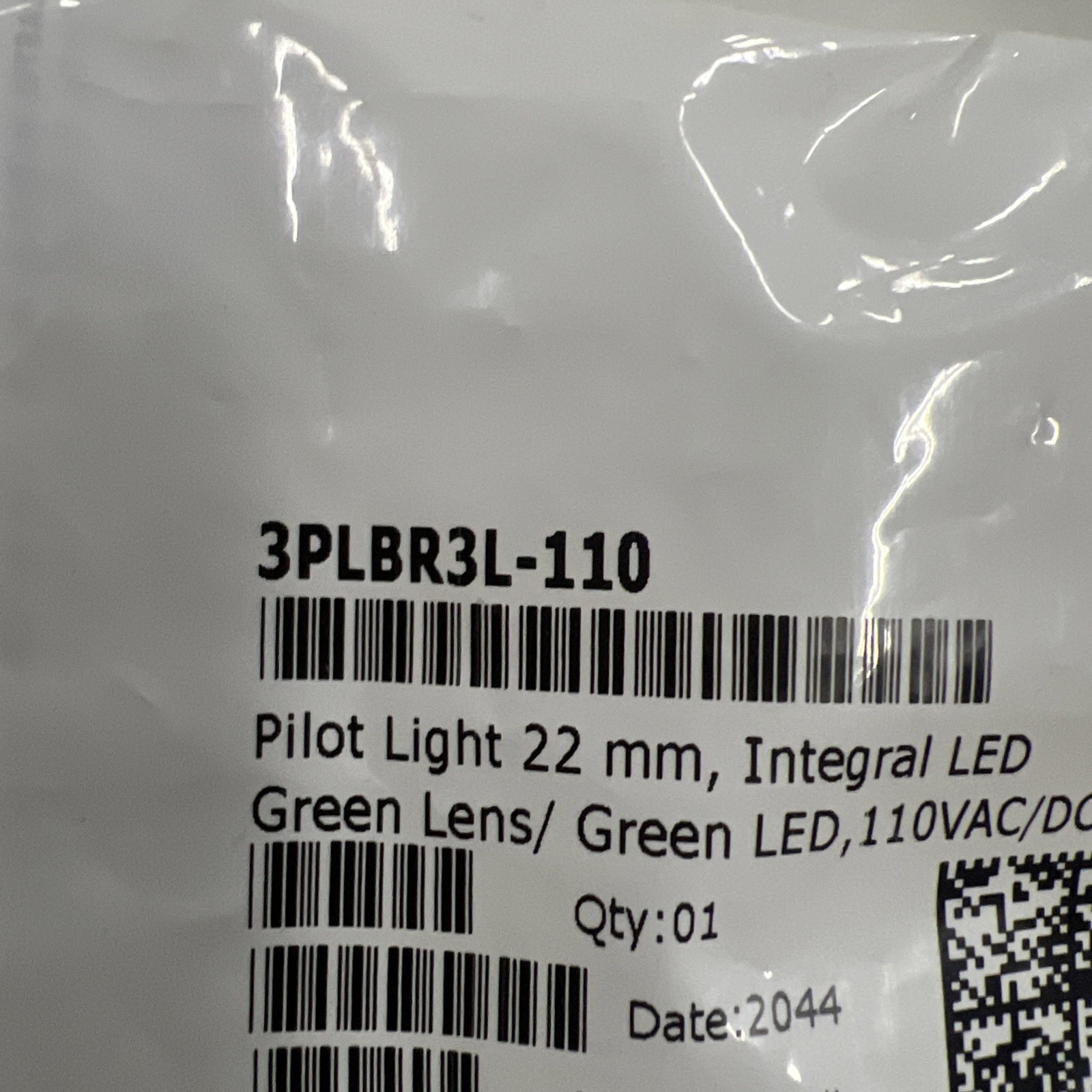 ALTECH 3PLBR3L-110 PILOT LIGHT GREEN NSMP