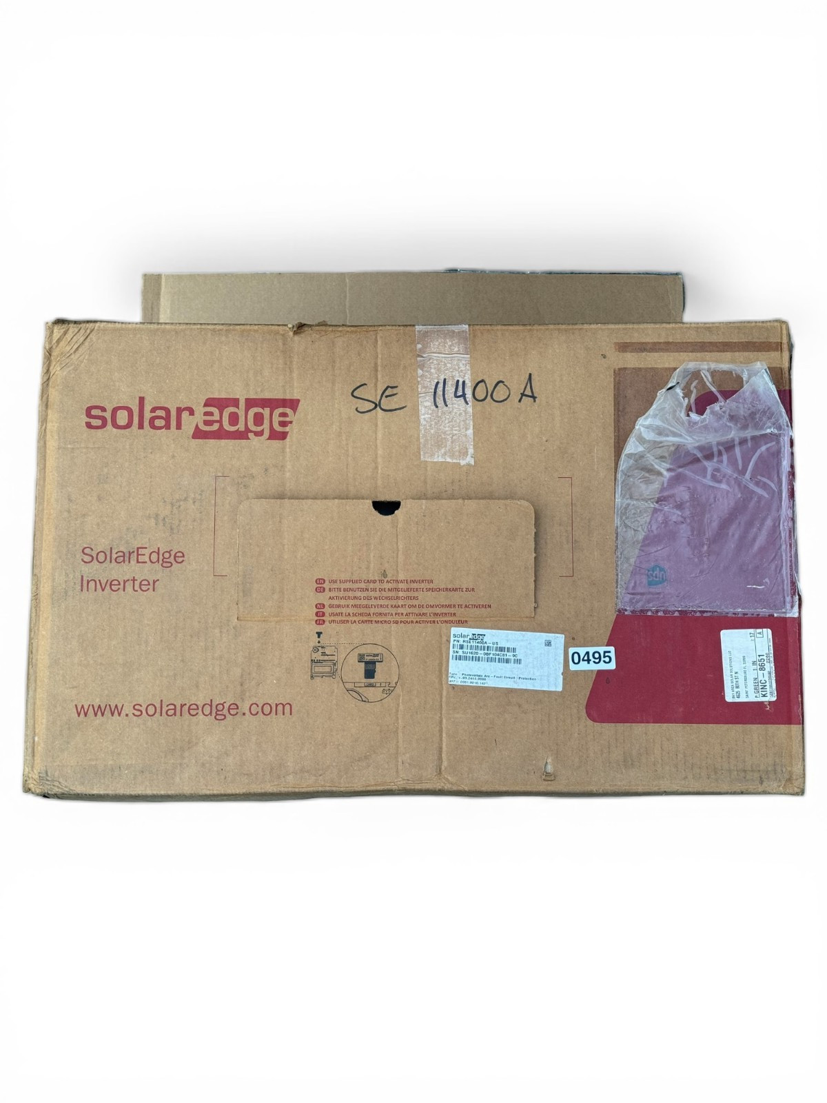 SolarEdge RSE11400A-US Single Phase Inverter | 11.4kW | Grid-Tie with AFCI