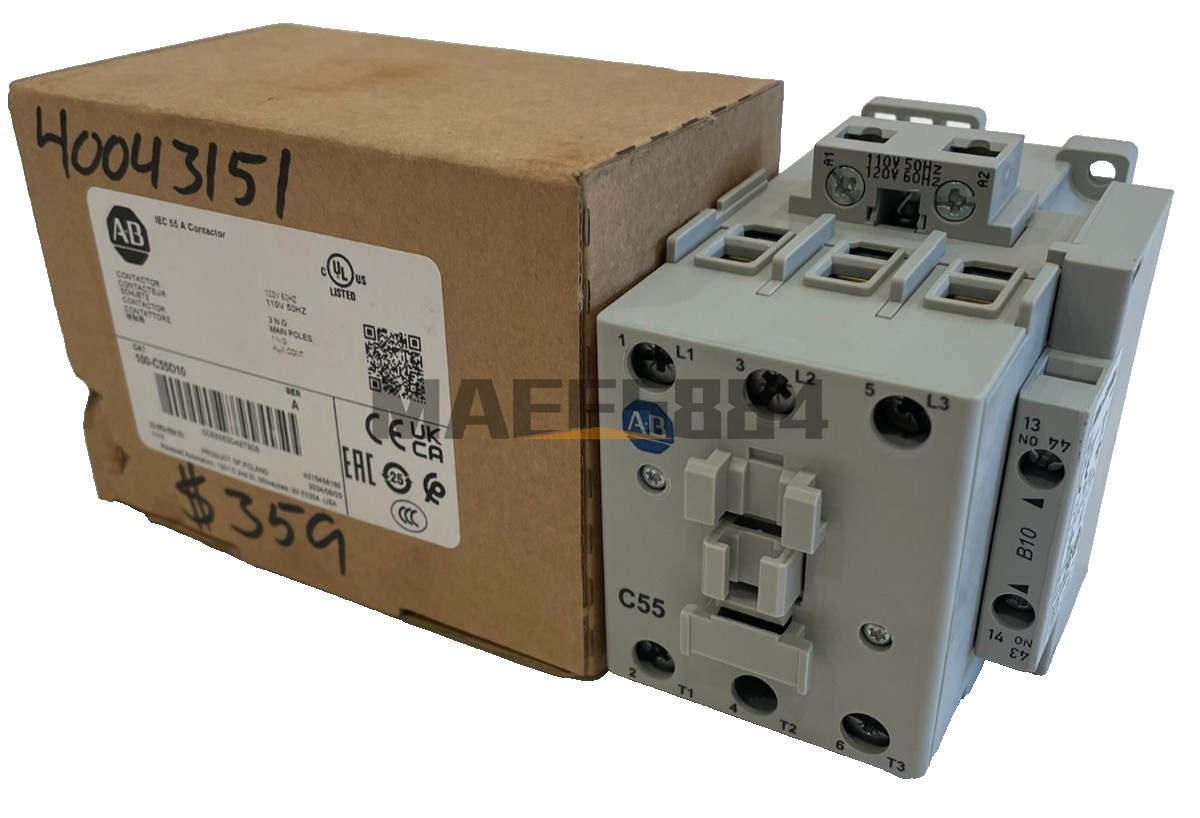 NEW ALLEN BRADLEY 100-C55D10 PROCESSOR MODULE 100C55D10 SER. FAST SHIPPING