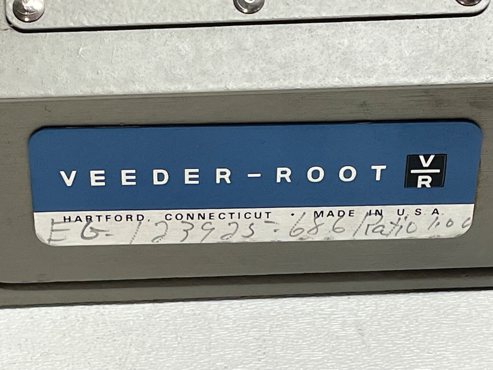 Veeder-Root 0123925-686 Counter 1:1 Knob Reset