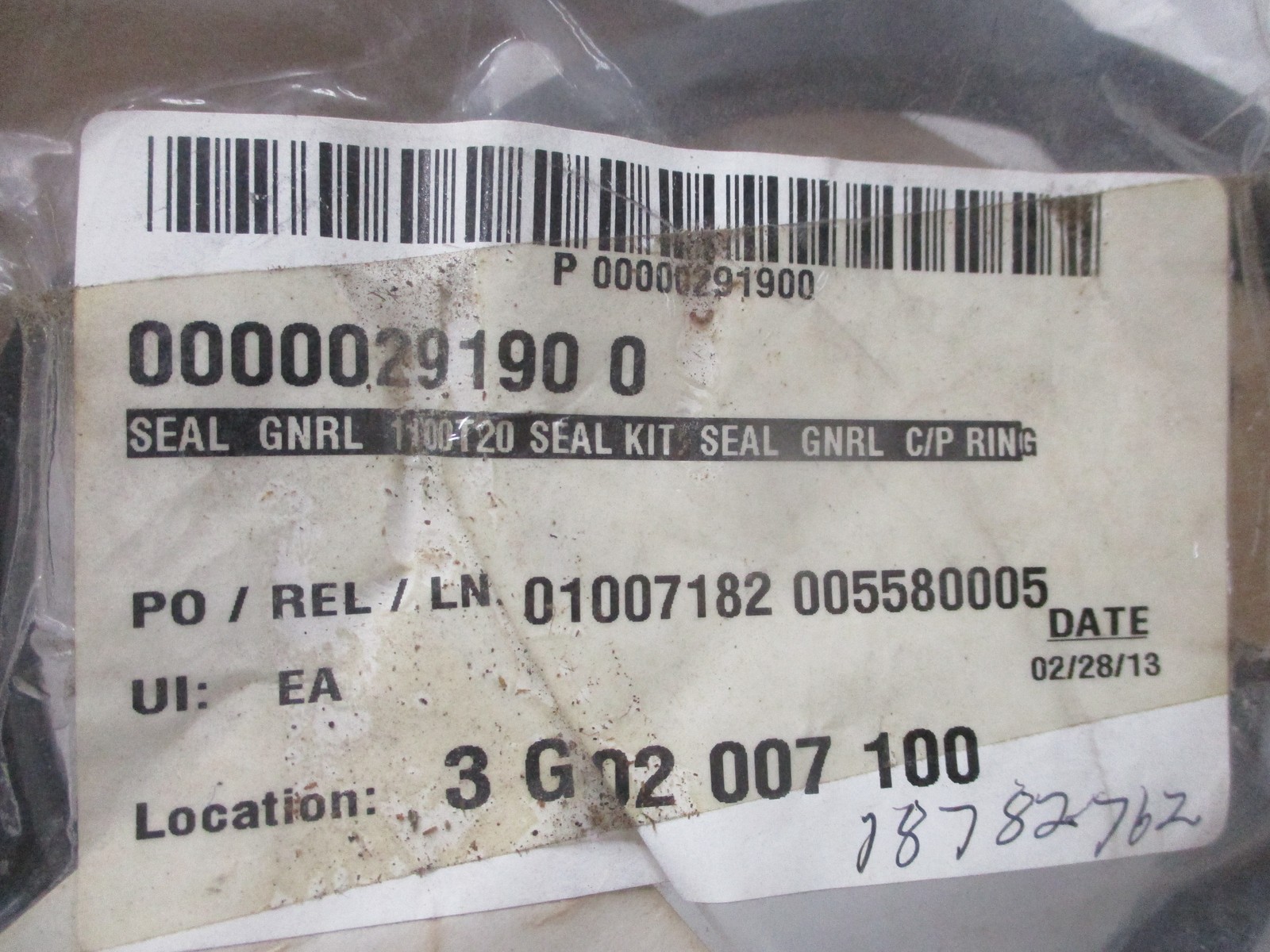 INDUSTRIAL SPARE 1100T20 SEAL KIT NSNP