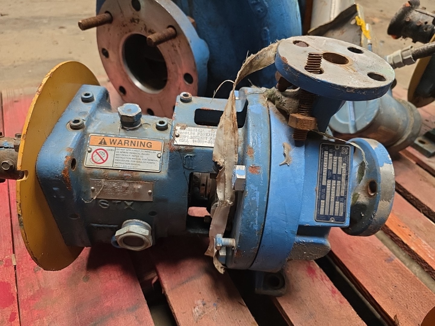 Goulds 3196 STX Pump 1×1.50-6 316 SS INSTALLED BUT NEVER RAN