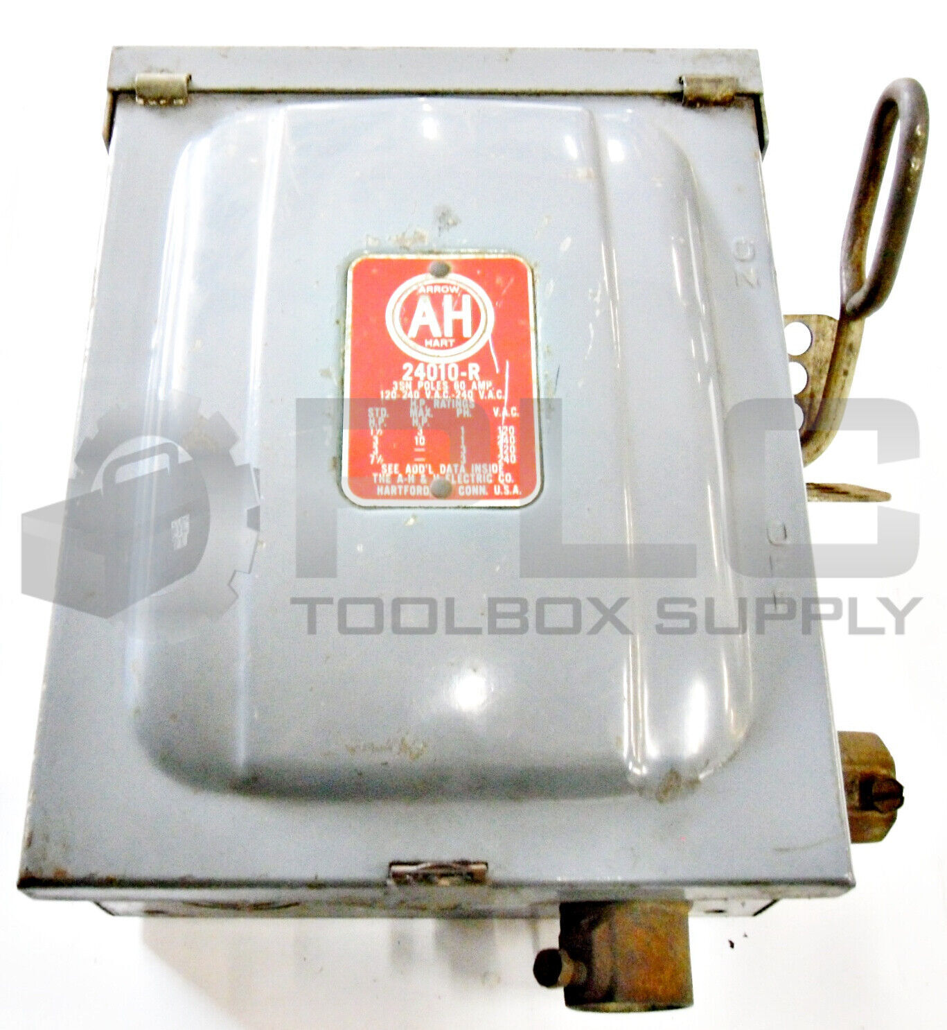 ARROW H & H ELEC. CO. 24010-251 ENCLOSED SWITCH 60AMP 120-240AC 24010