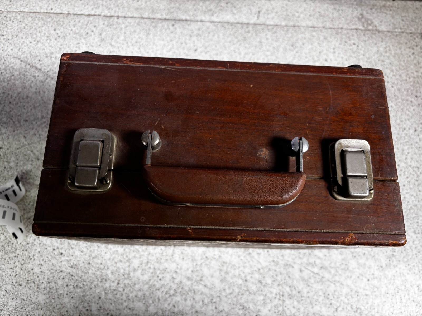 Vintage Antique Weston Model 341 AC Voltmer In Original Wooden Case