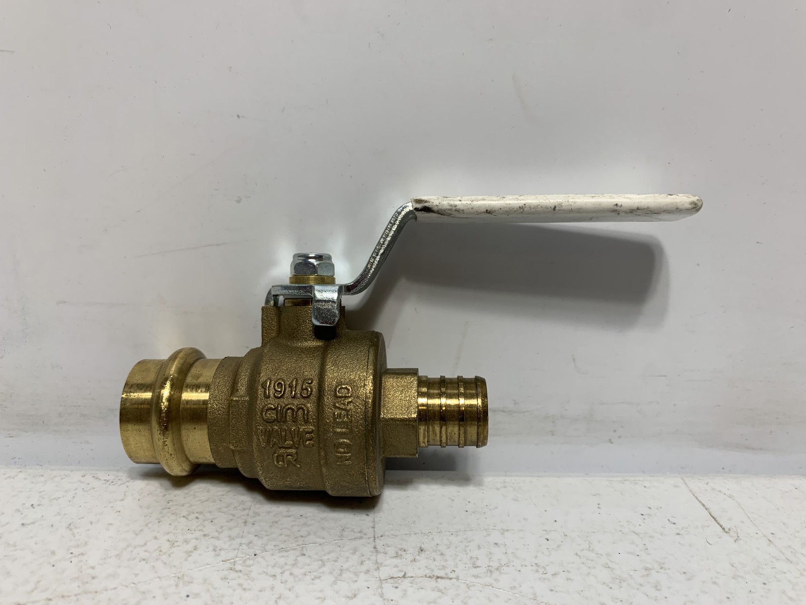CIM 3/4″ Crimp x Crimp Brass Ball Valve ProPress