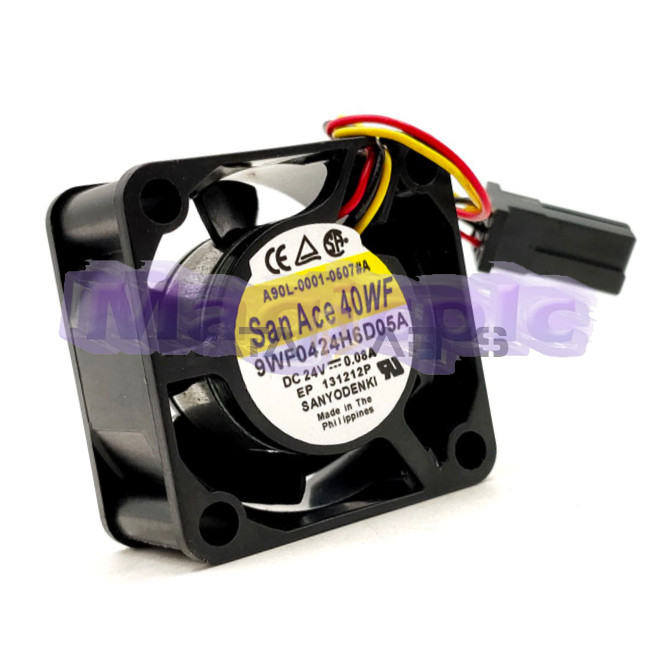 for Fanuc A90L-0001-0507#A 9WF0424H6D05A DC24V 0.08A fan 40*40*20mm 3Pin (1Pcs)