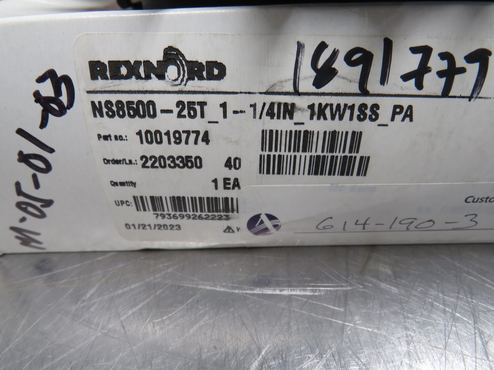 Rexnord NS8500-25T-1-1/4IN-1KW1SS-PA Sprocket 10019774