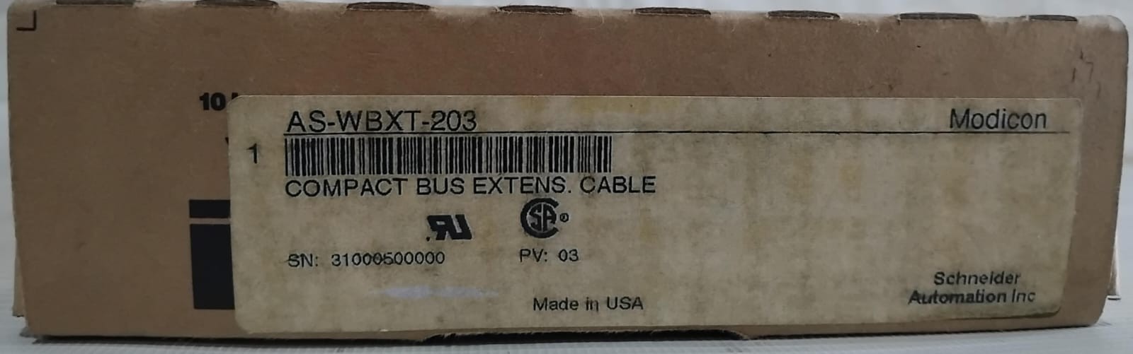 Schneider Modicon ASWBXT203 TSX Compact Bus Extension Cable PLC