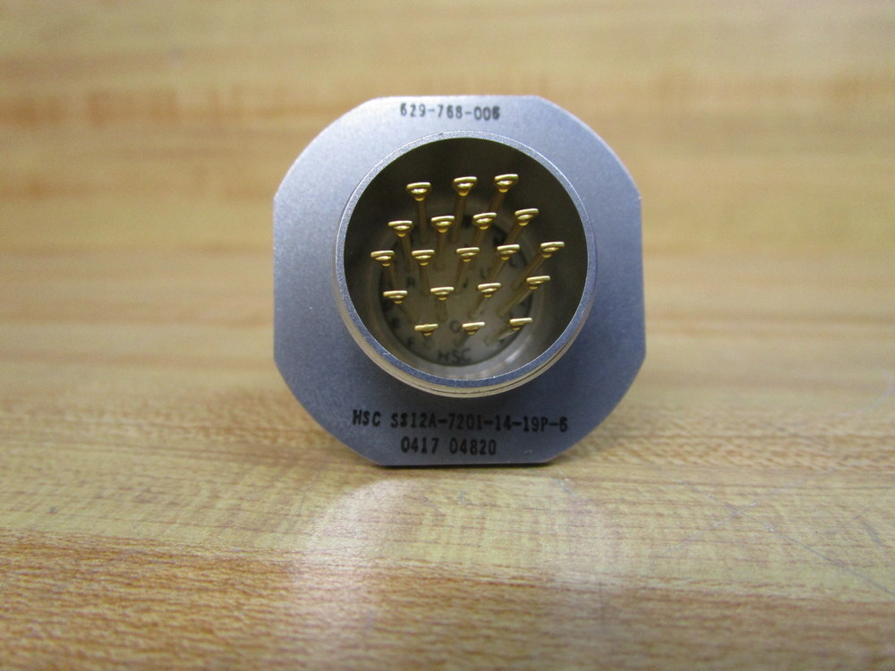 HSC SS12A-7201-14-19P-6 Connector Plug 629-768-006