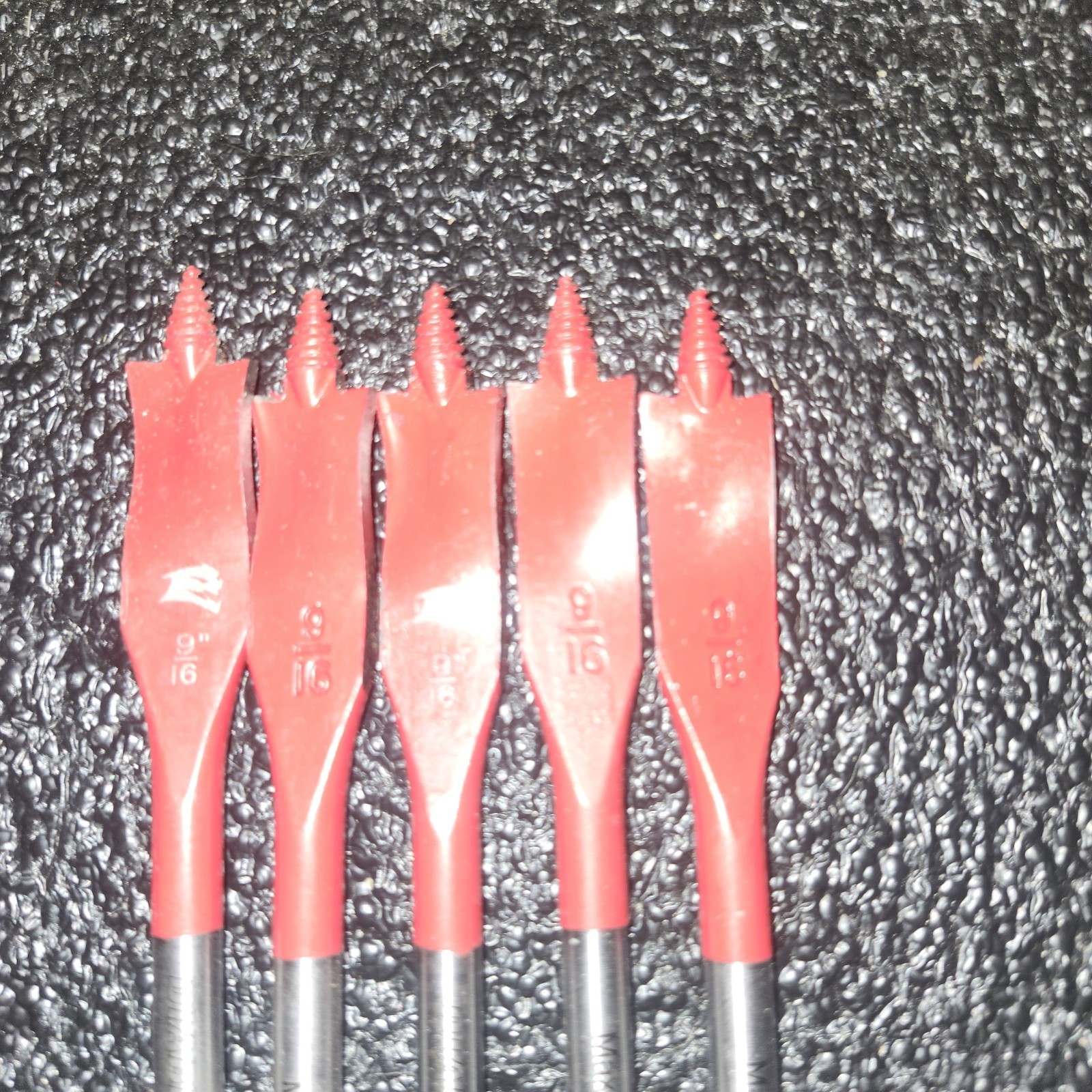 (QTY 5) Diablo SPEEDemon Spade Bit 9/16 Inch Hex Shank High Speed Steel