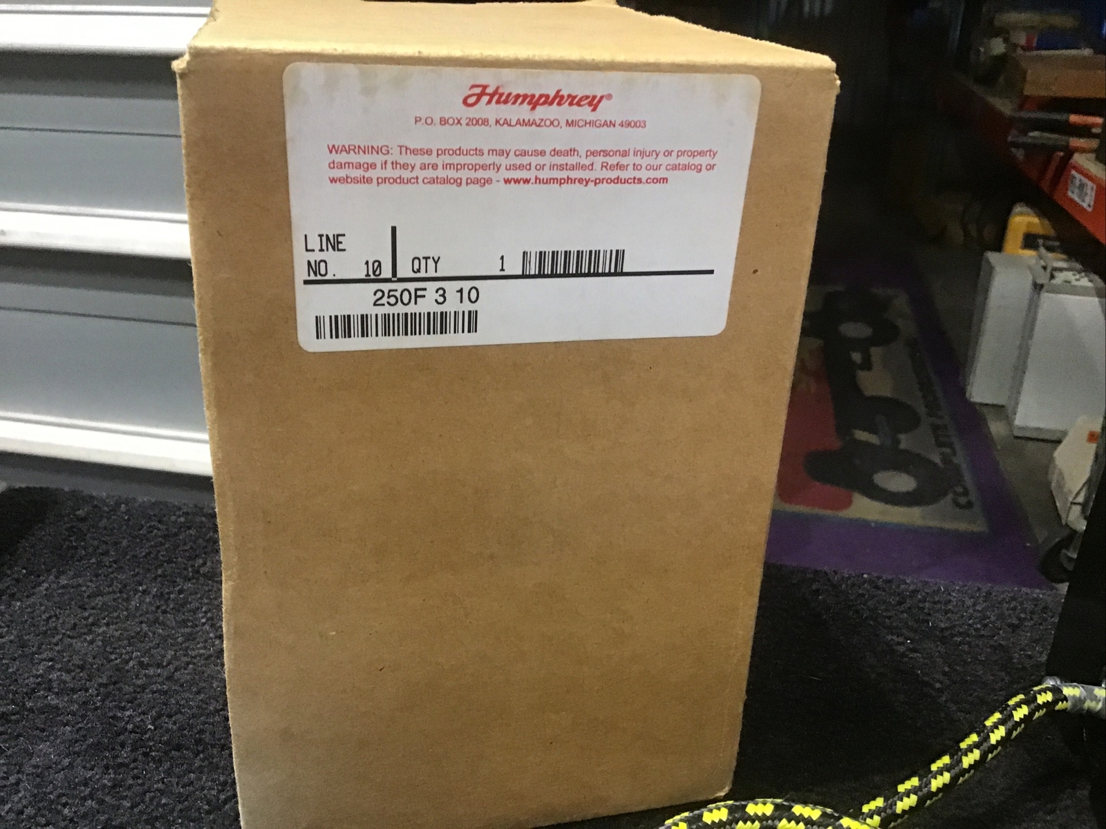 Humphrey 250F 3 10 Astro Tool Corp. 621224 Foot Valve Assembly