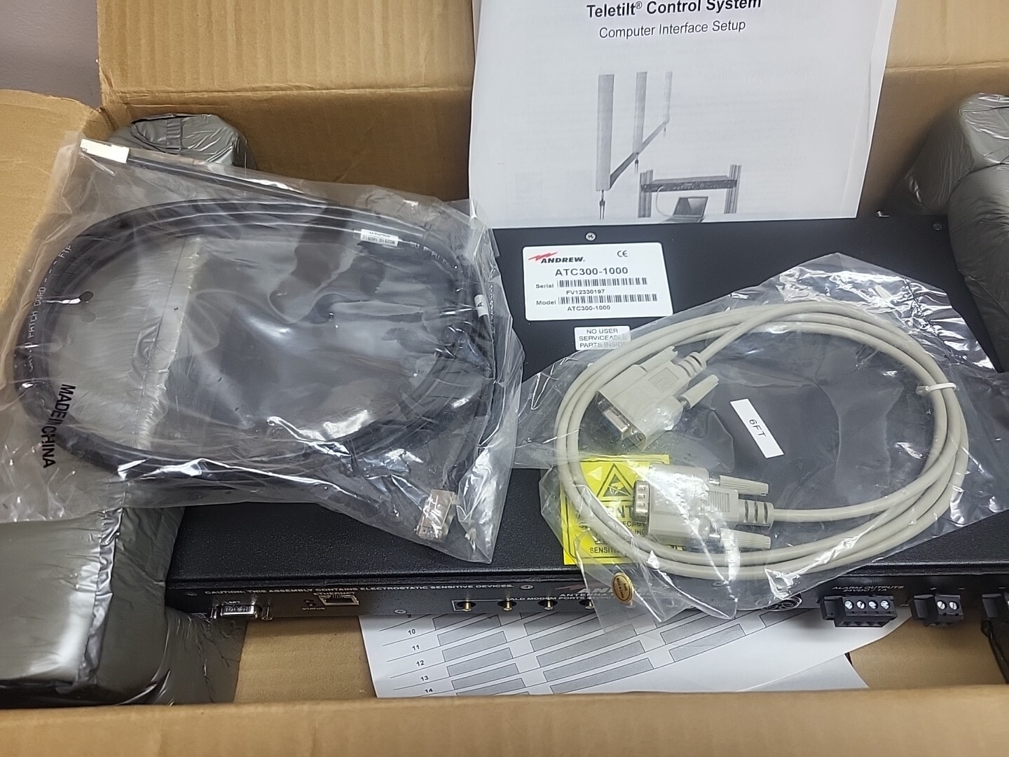 Andrew, ATC300-1000, Antenna Control Unit Commscope Teletilt System Interface