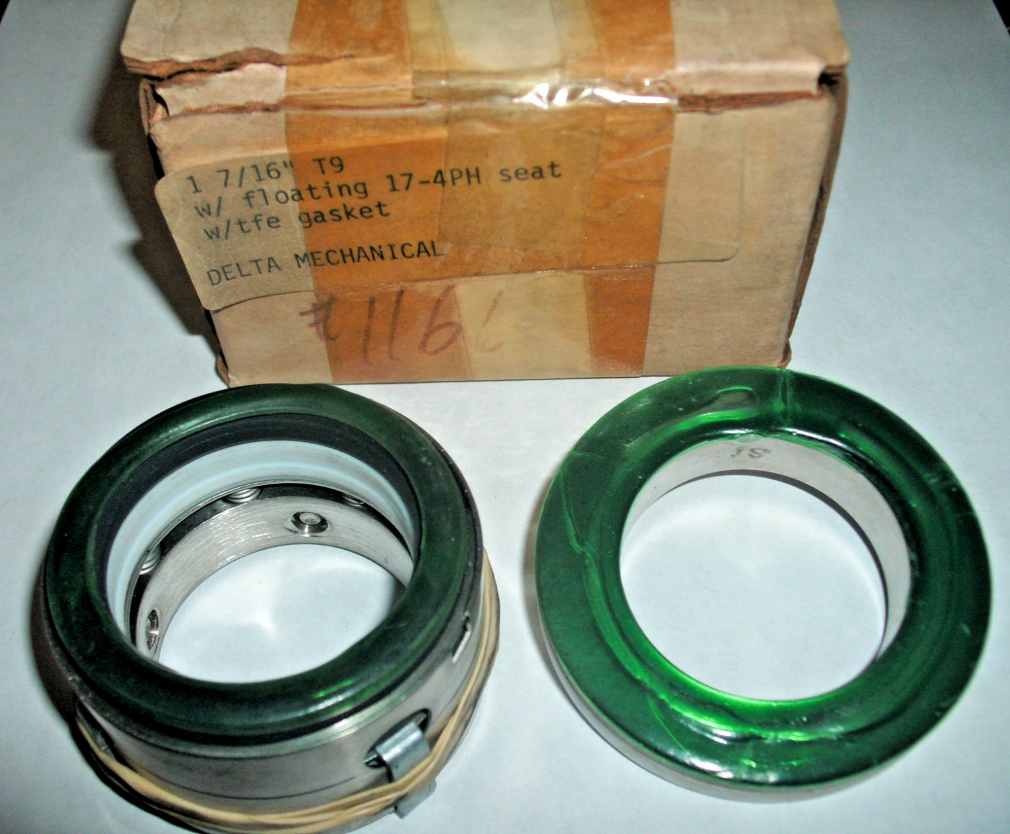 DELTA 1-7/16″ TYPE T-9 MECHANICAL SEAL W/FLOATING SS 17-4PH SEAT W/TFE GASKET
