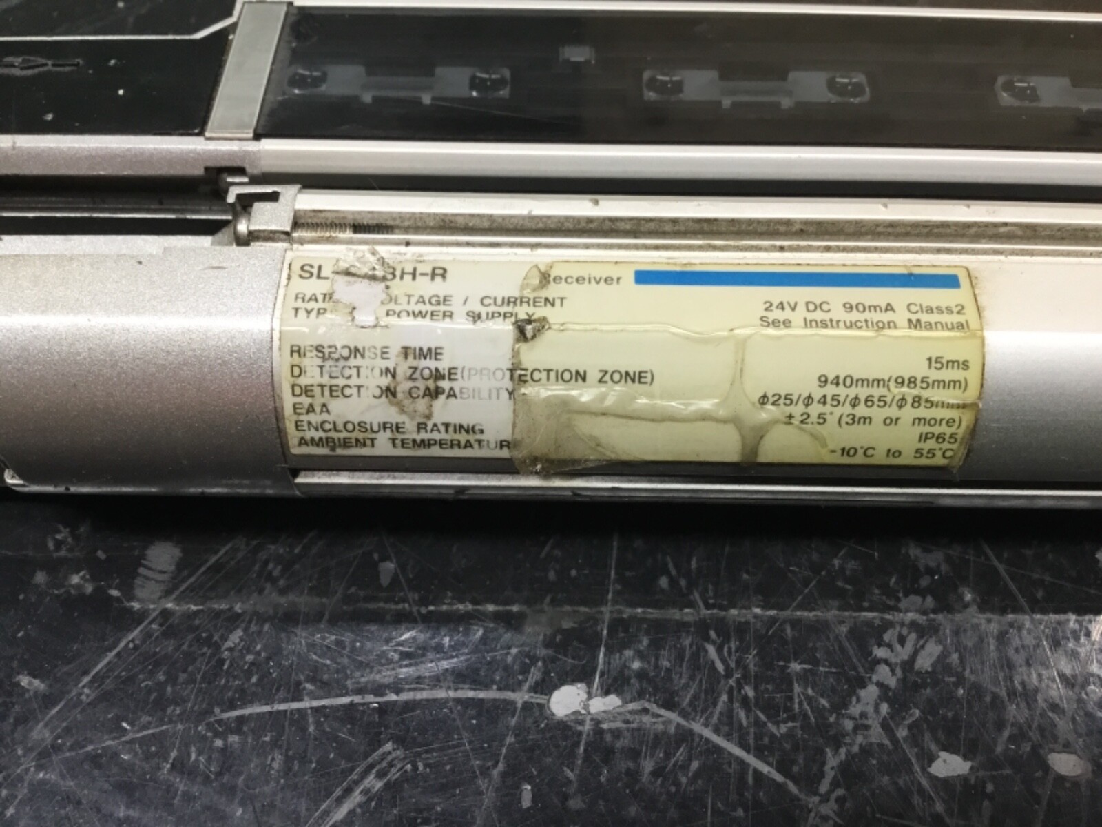 KEYENCE SL-C48H-T / SL-C48H-R SAFETY LIGHT CURTAIN TRANS / RECEIVER #20B30PR3