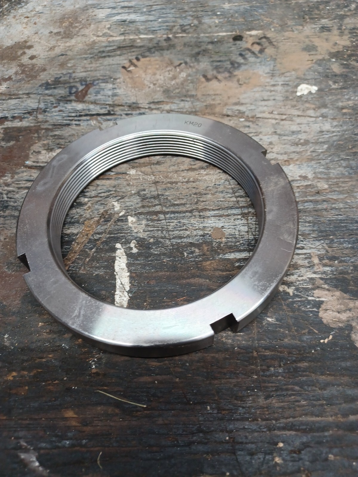 SKF KM20 Bearing Lock Nut M100 x 2.0 Thread Size 5-1/8″ OD KM-20