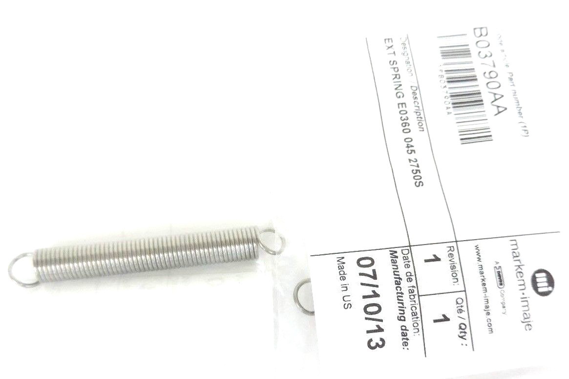 LOT OF 4 NEW MARKEM-IMAJE B03790AA EXT SPRINGS E0360 045 2750S