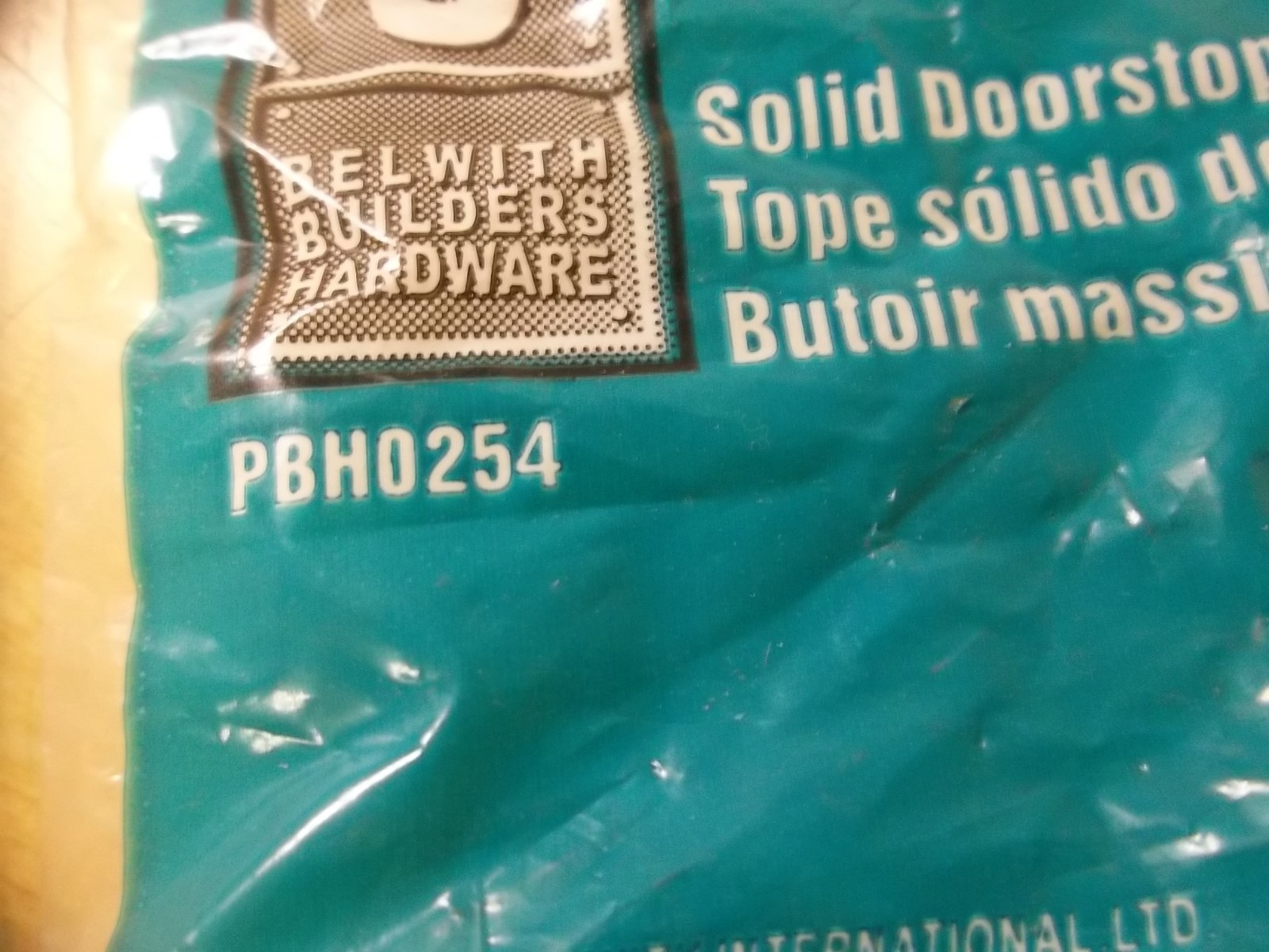 NEW Belwith Solid Doorstop PBH0254 *FREE SHIPPING*