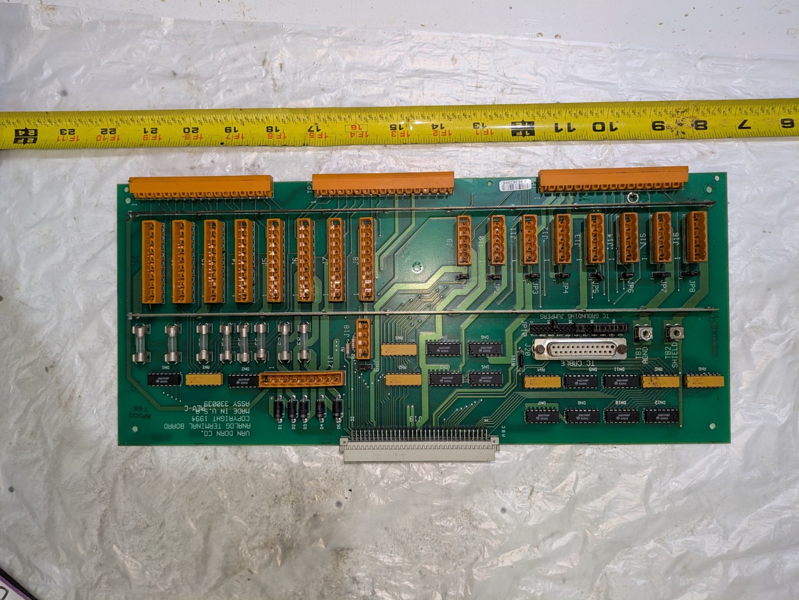 VAN DORN ANALOG TERMINAL BOARD PC330-039 REV C