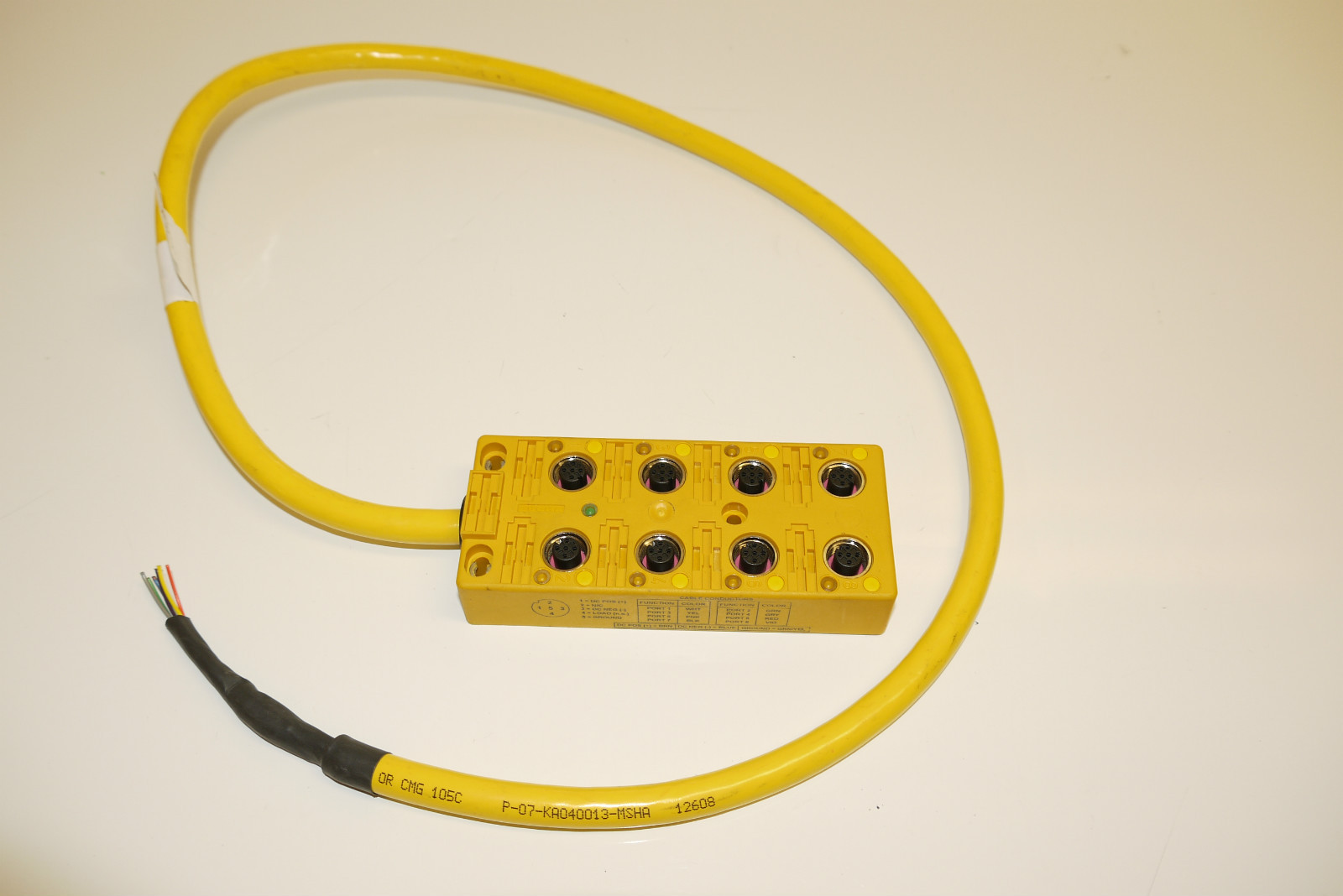 Turck Escha VB-80-N7x9-5 qd cord set eurofast junction box U7011-1