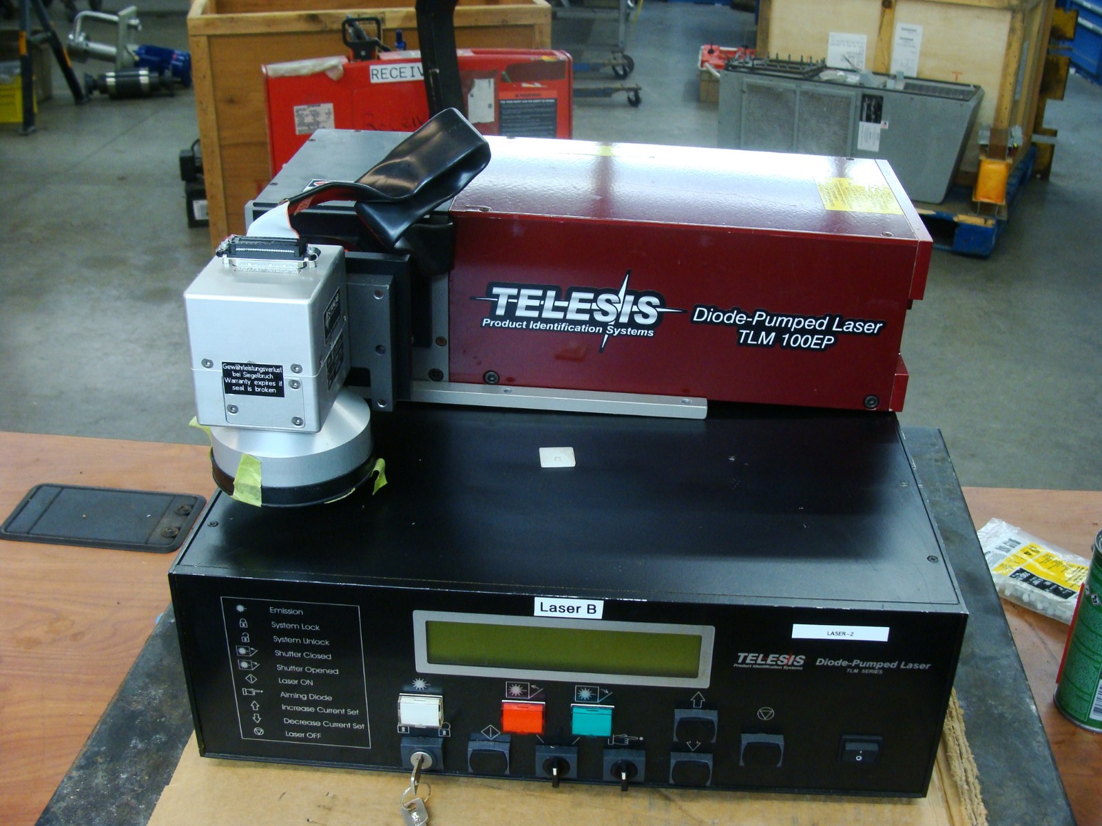 TELESIS TLM SERIES DIODE-PUMPED LASER SYSTEM TLM 100EP