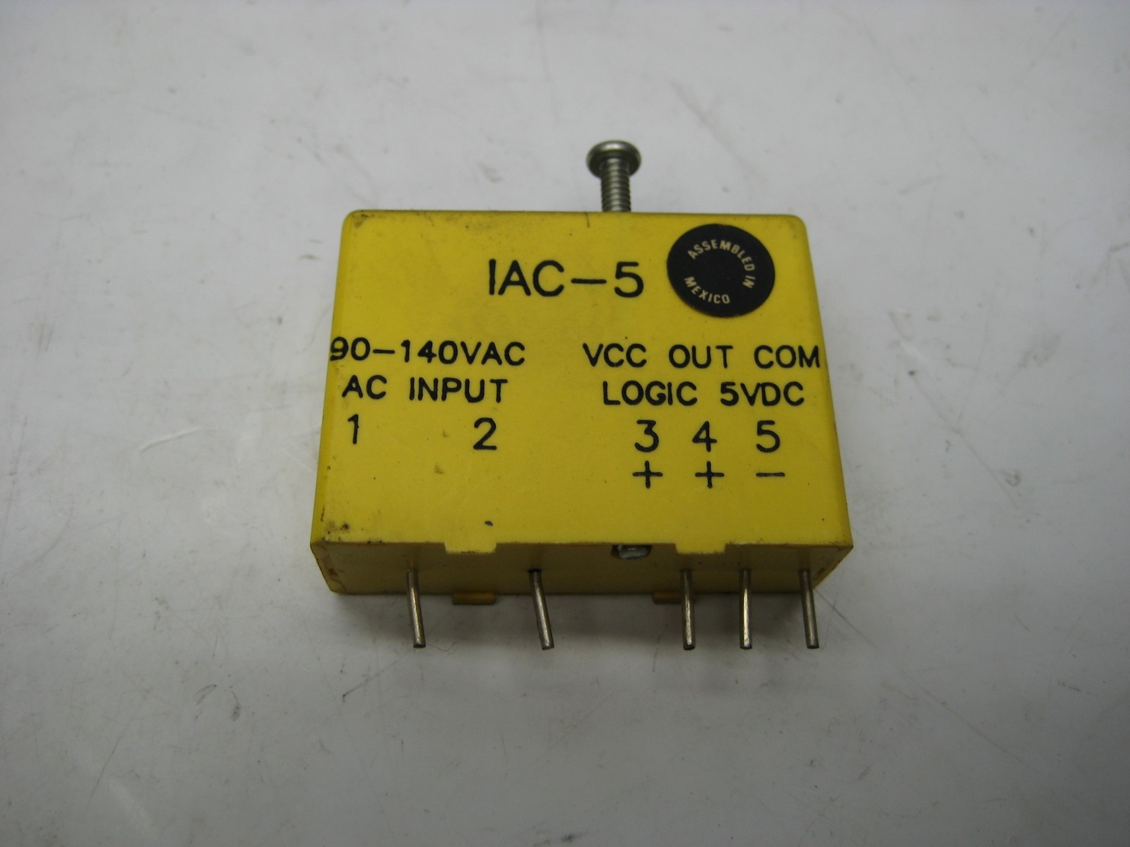 OPTO 22 IAC-5 MODULE YELLOW UNMP