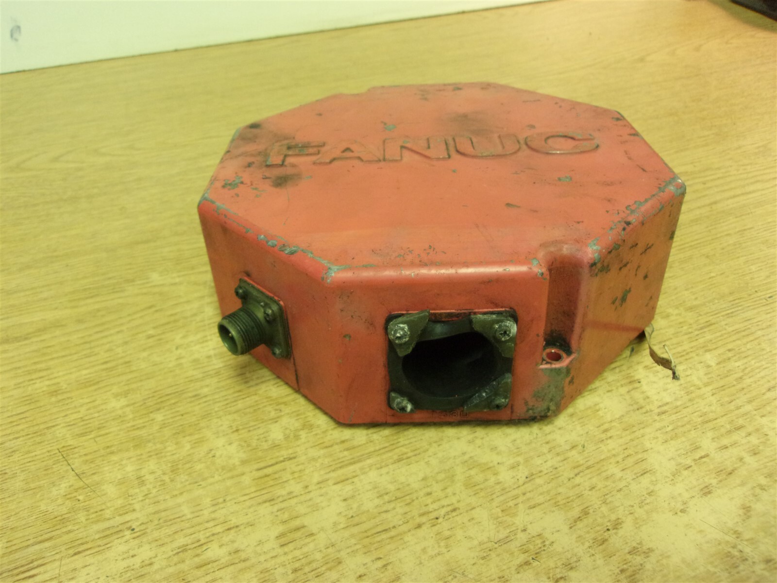 Fanuc A290-0351-X004 Dirty Red Cup Spindle Motor Cover *FREE SHIPPING*