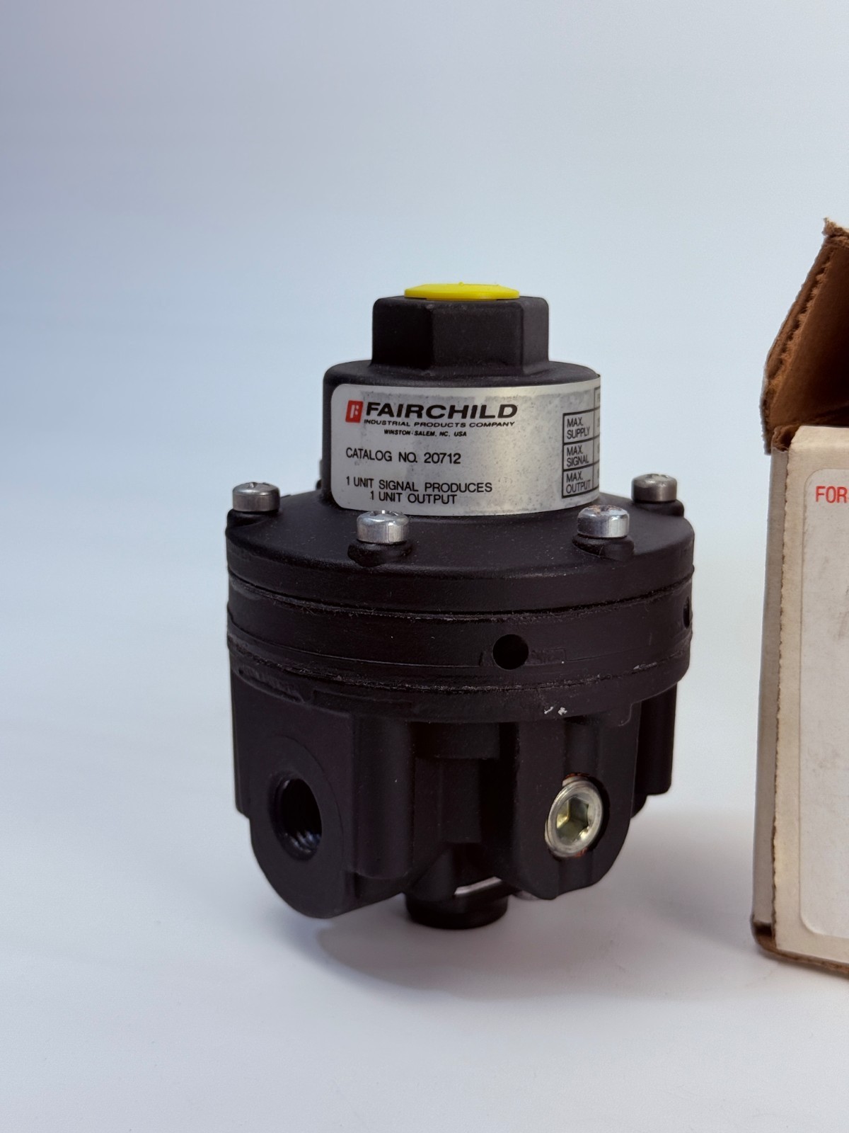 Fairchild 20712 Model 20 Volume Booster 250 PSI 1/4″ NPT Pneumatic NEW