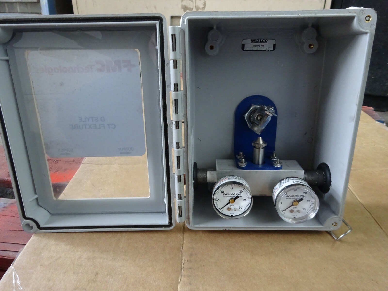 FMC TECHNOLOGIES D STYLE CT FLEXTUBE p561255 CHeck valve W gauges