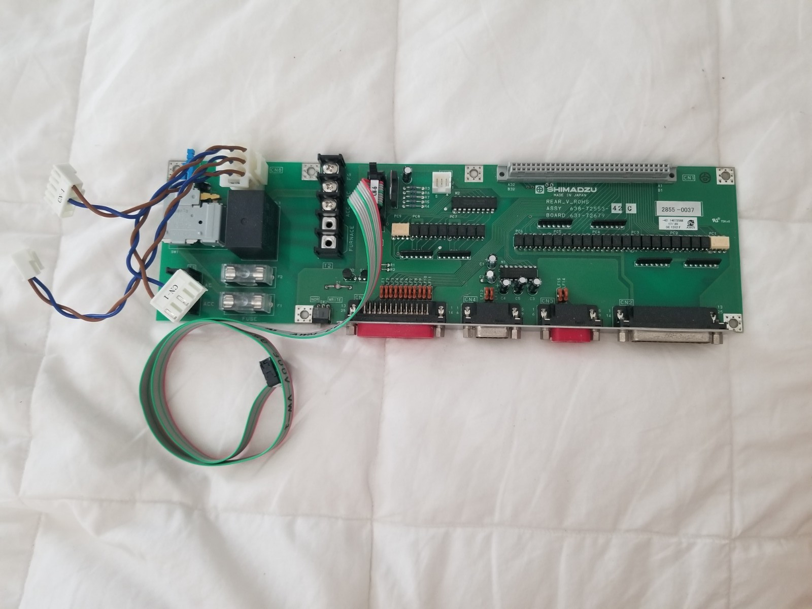 SHimadzu 638-72553A 631-72679 A Rear Board