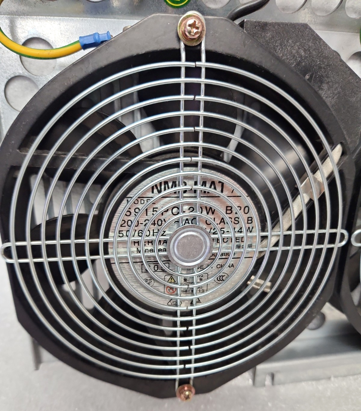 Fanuc A04B-0815-D366 Supply Fan Unit w/ 2 Minebea 5915PC-20W-B20 Fans 200-240V