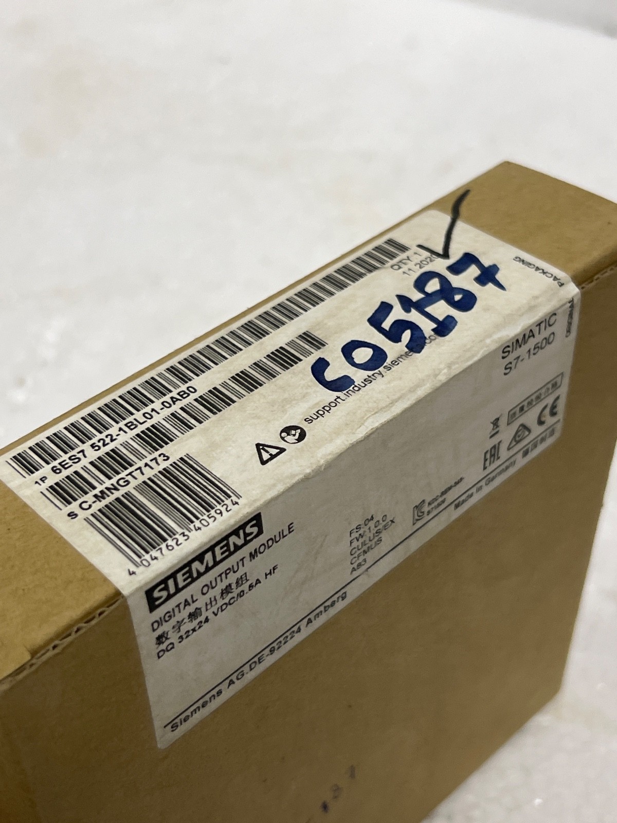 Siemens Simatic S7-1500 Digital Output Module 6ES7522-1BL01-0AB0