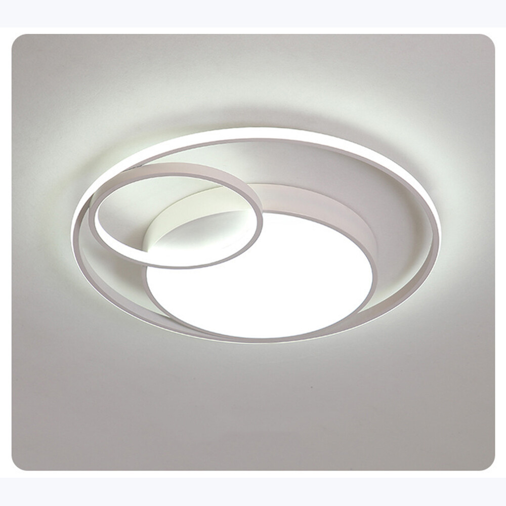 110V Modern Acrylic LED Ceiling Light Round Lamp Home Decor Living Room Bedroom