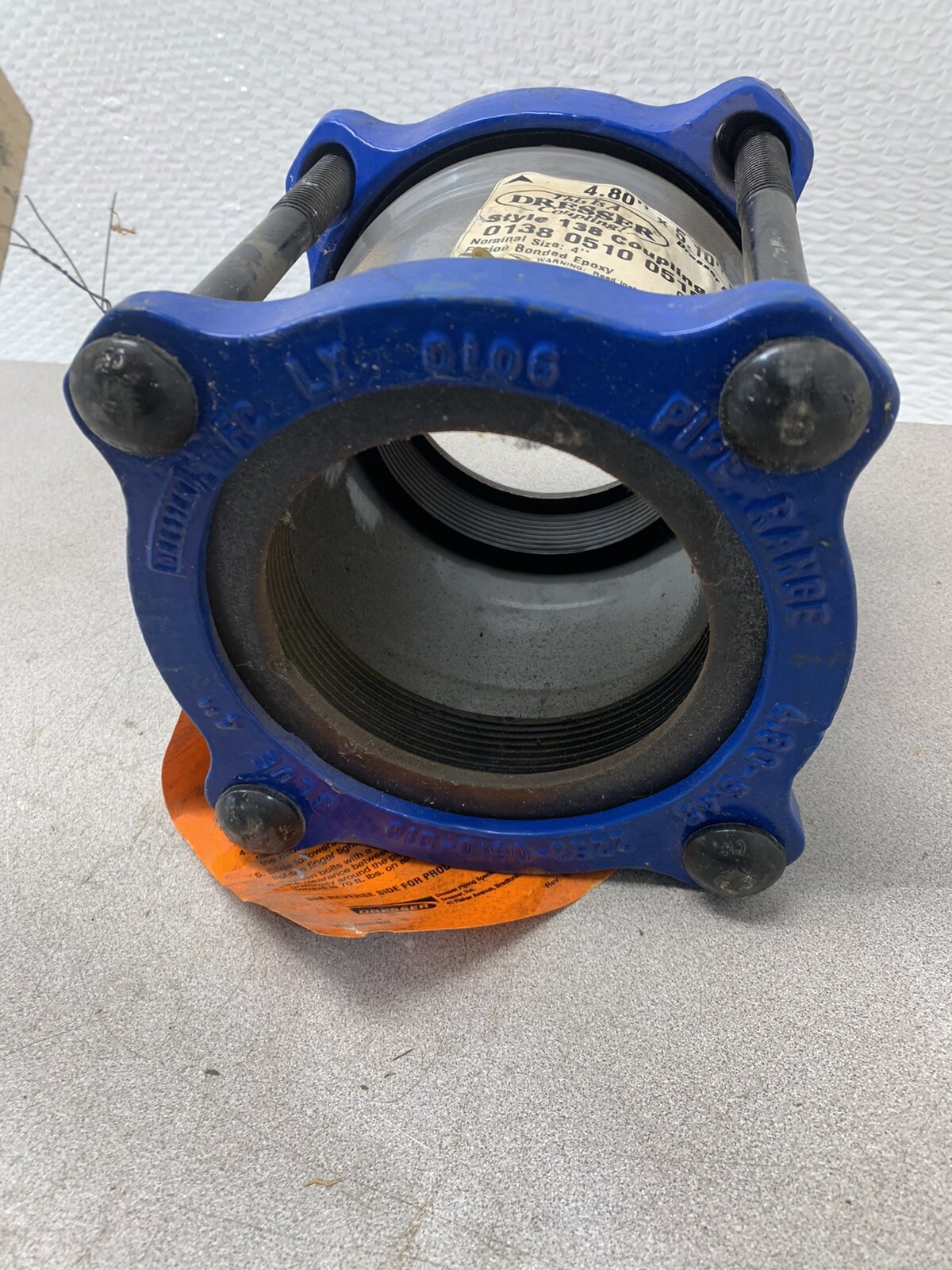 NEW DRESSER STYLE 138 COUPLING 4.80″ X 5.10″ BLUE 0138 0510 0510 00