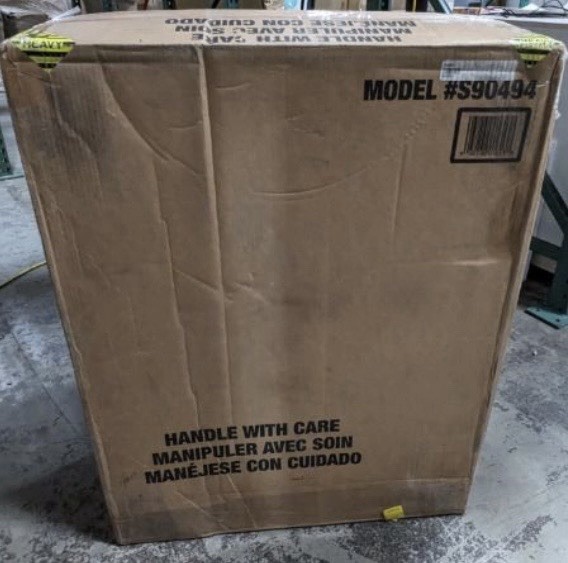 Sellstrom S90494 Eyewear Germicidal Cabinet, Case With Door, Steel, NEW In Box