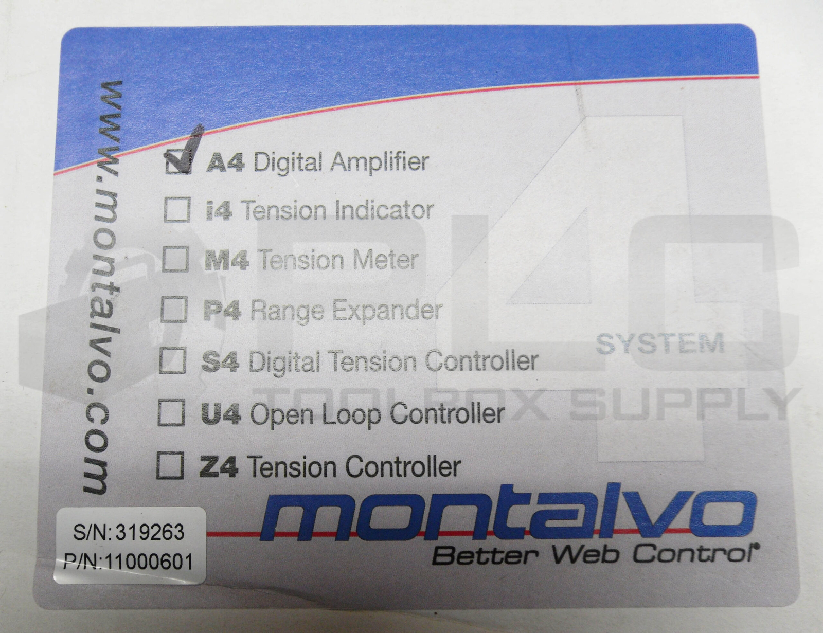 MONTALVO 11000601 A4 DIGITAL AMPLIFIER