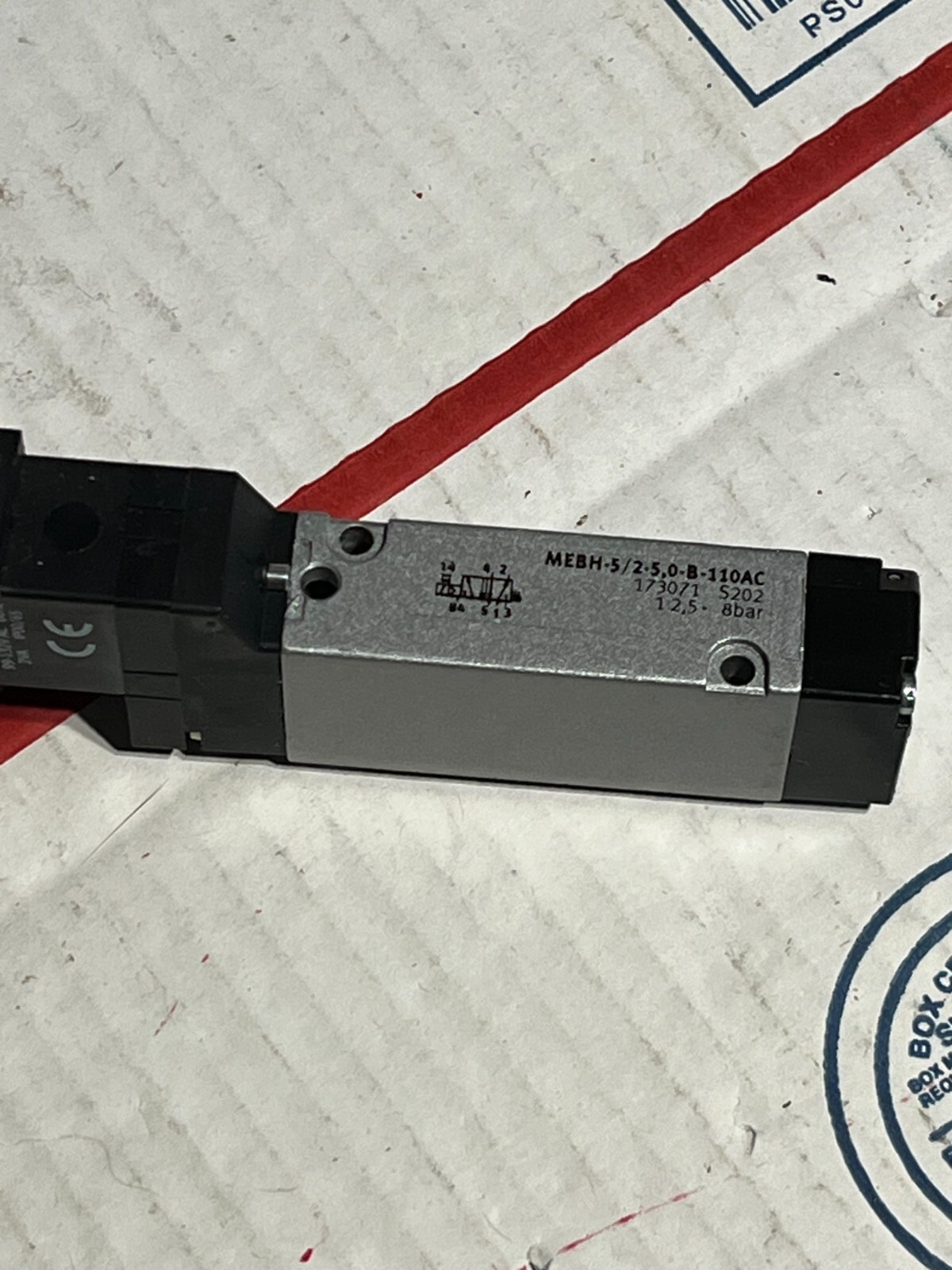 festo mebh-5/2-5,0-b-110ac nos no packaging 173071 120v