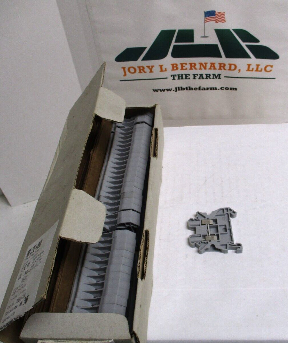 EATON , XBUT4 , TERMINAL BLOCKS , 600V-30A MAX , 26-10 AWG Cu , LOT OF 38