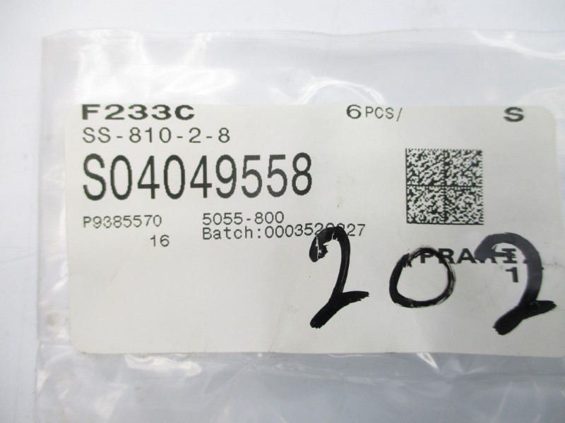 SWAGELOK SS-810-2-8 (PKG OF 6) NSMP